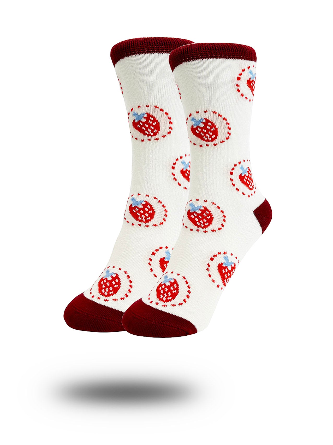 SK-13 Strawberry Print Bamboo Socks