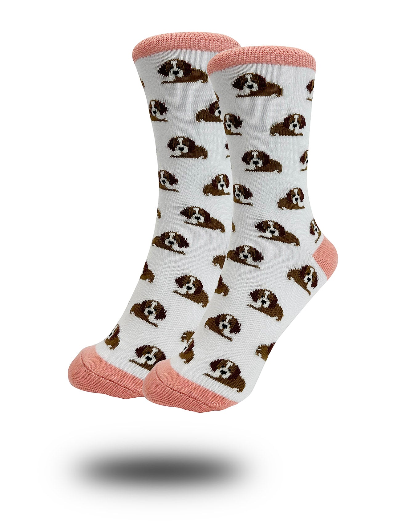 SK-18 Brown Dogs Print Bamboo Socks