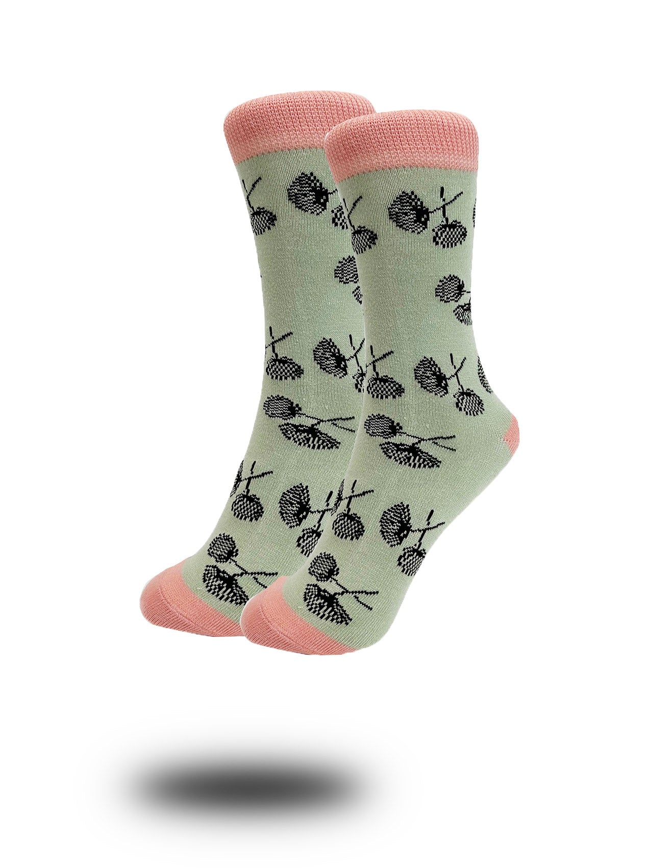 SK-23 Dandelion Flower Print Bamboo Socks