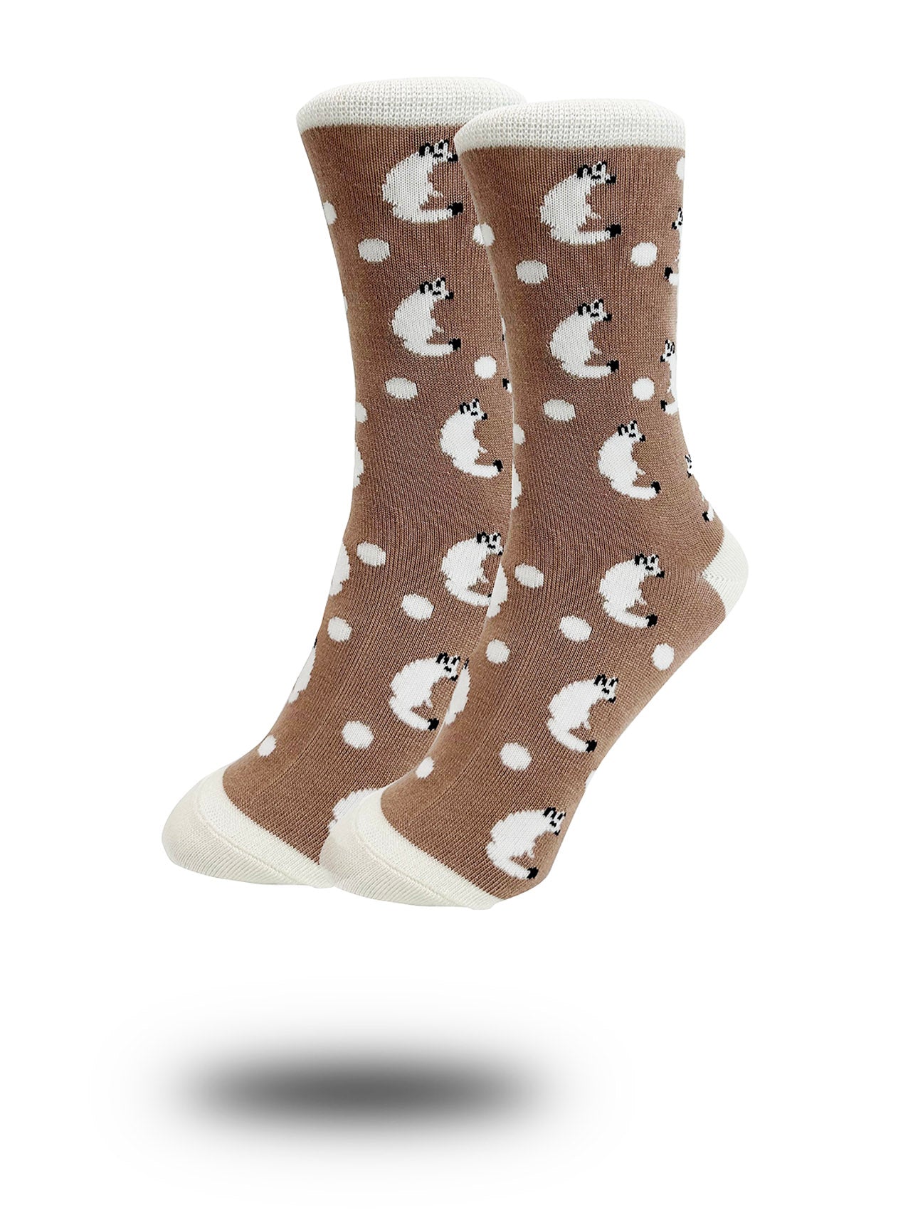 SK-2 Cute Racoon Print Bamboo Socks