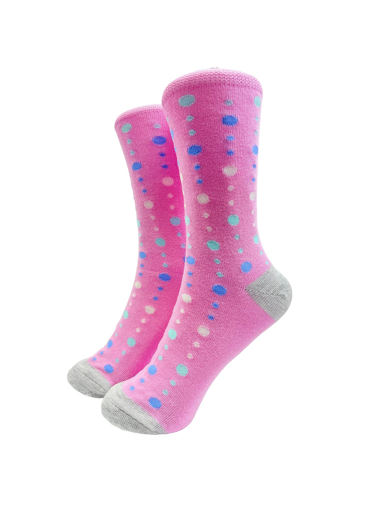 SK-40 Colourful Polka Dots Print Bamboo Socks