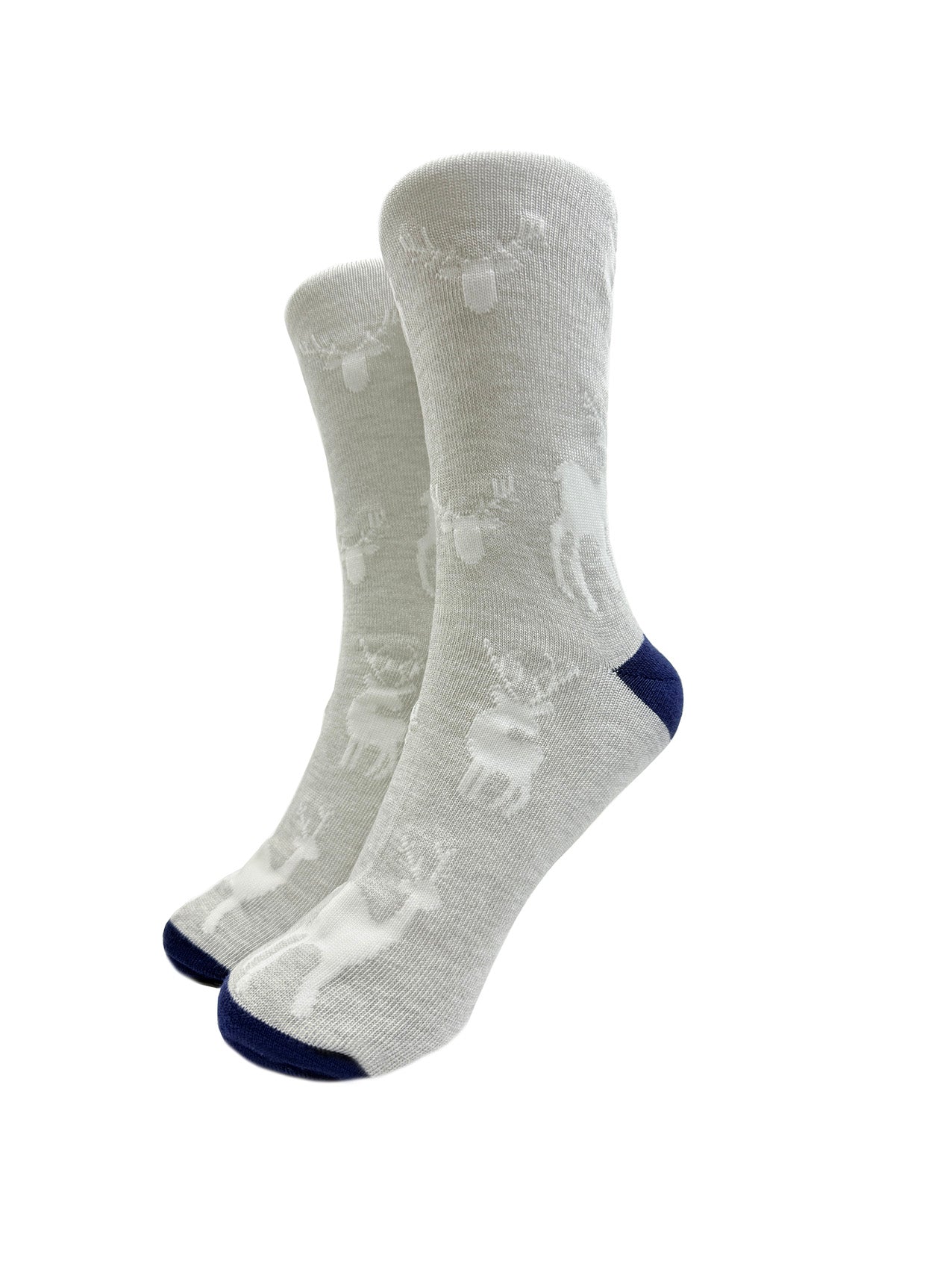 SK-42 Reindeer Print Bamboo Socks