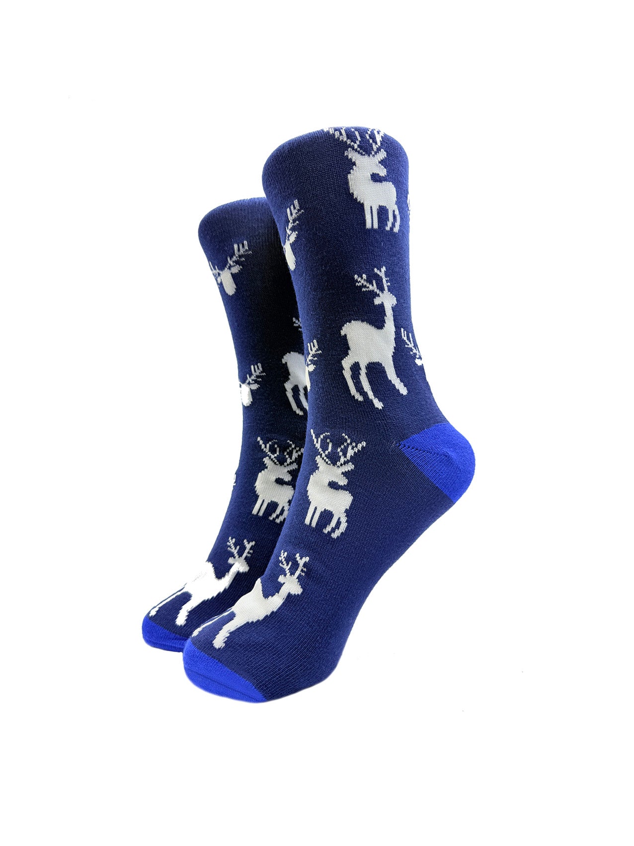 SK-42 Reindeer Print Bamboo Socks