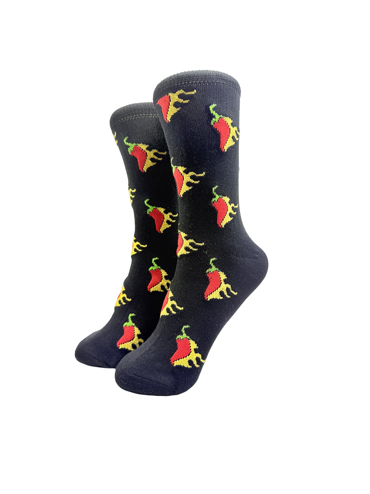 SK-45 Red Chillies Print Bamboo Socks