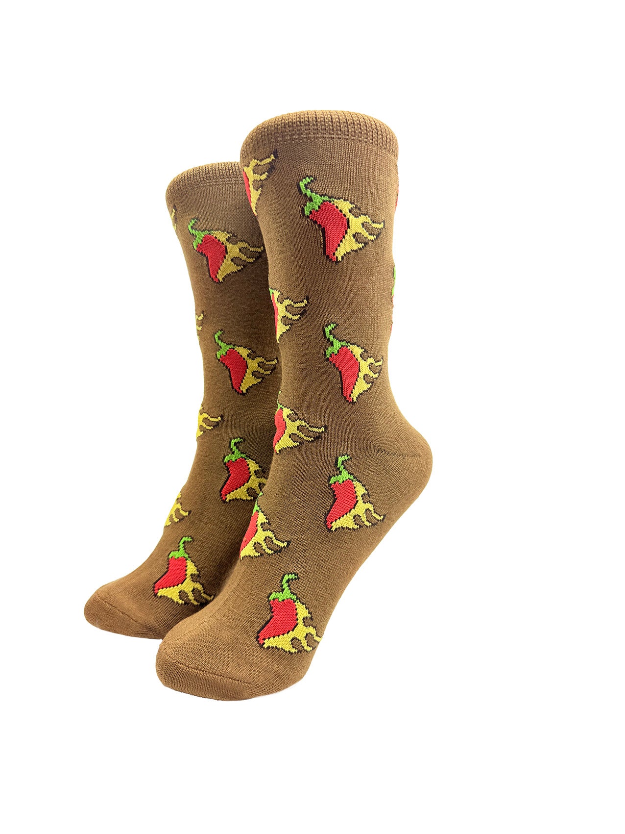SK-45 Red Chillies Print Bamboo Socks