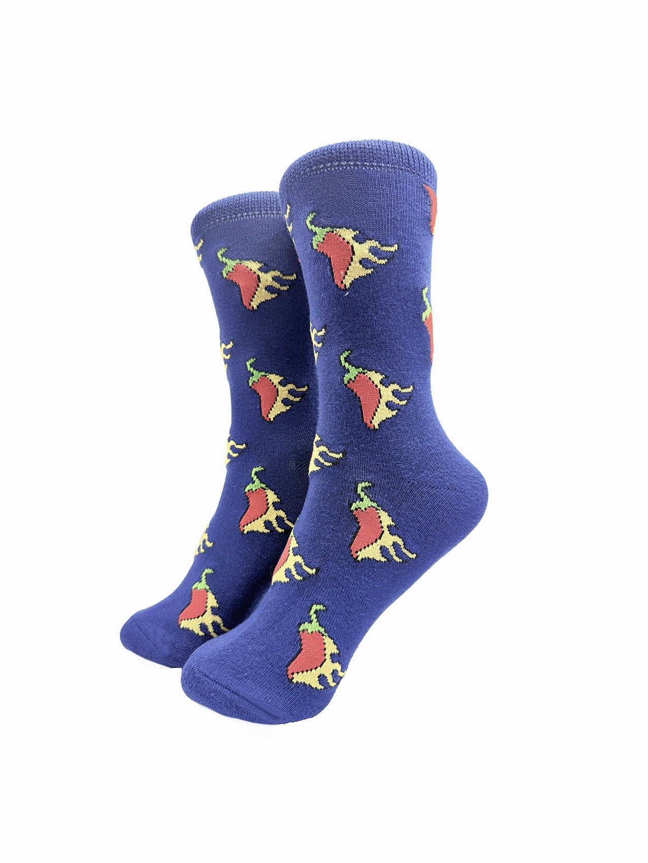SK-45 Red Chillies Print Bamboo Socks