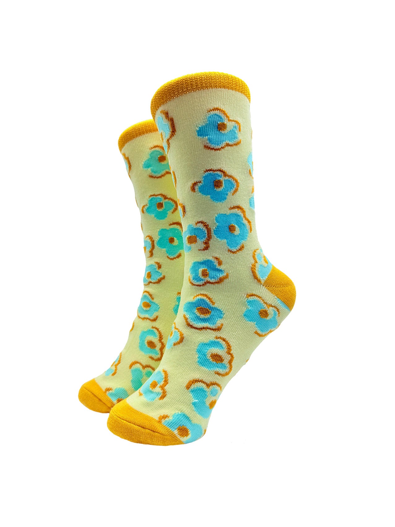 SK-47 Floral Print Bamboo Socks
