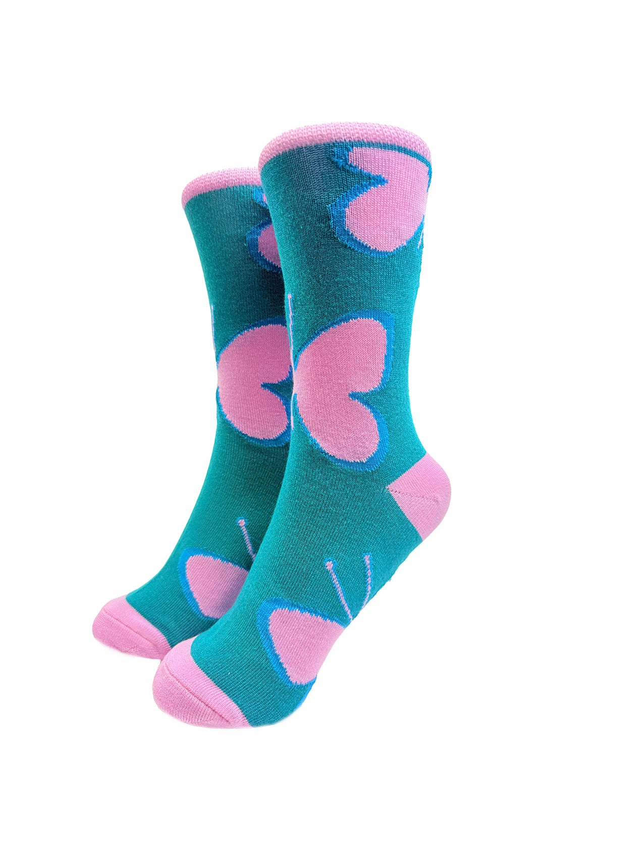 SK-49 Butterflies Print Bamboo Socks