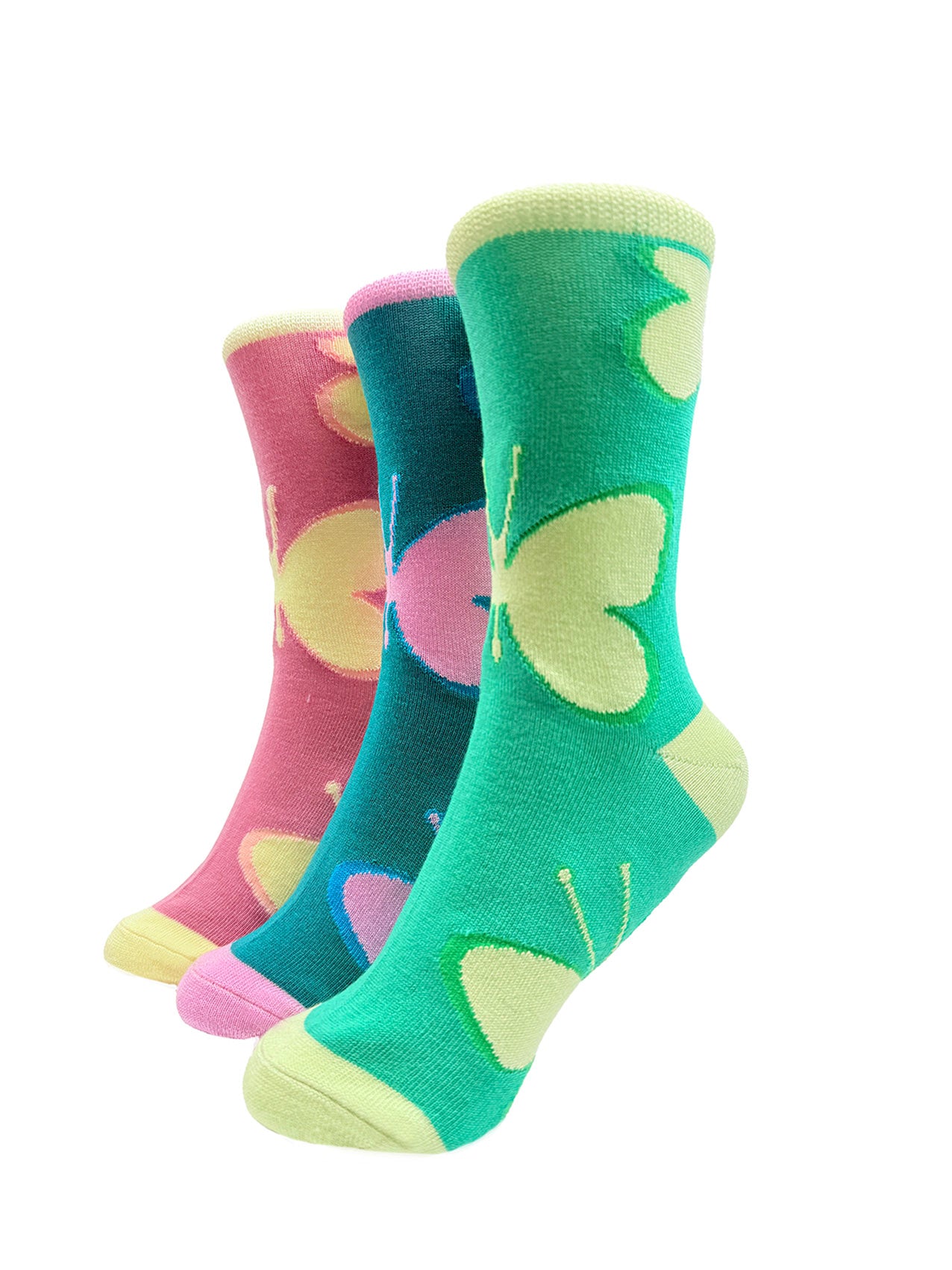 SK-49 Butterflies Print Bamboo Socks