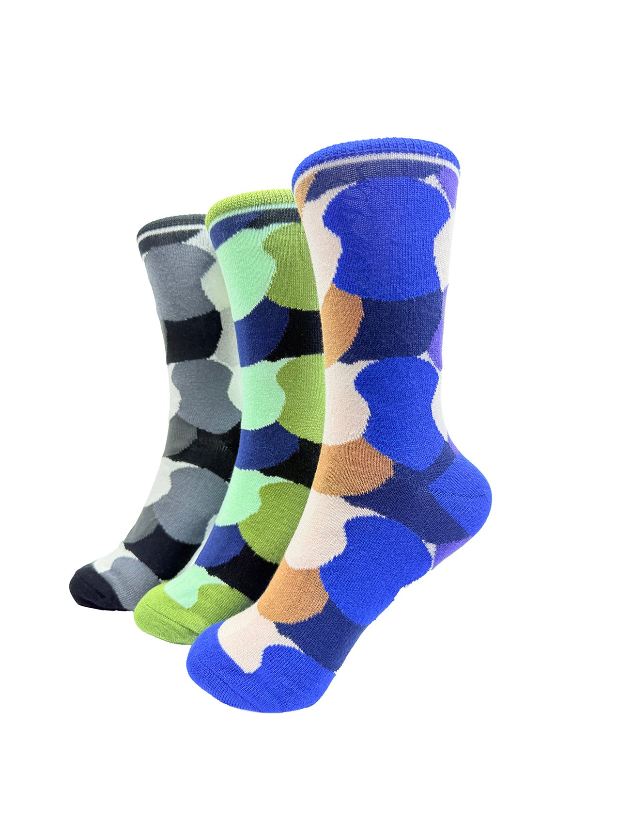 SK-50 Abstract Print Bamboo Socks