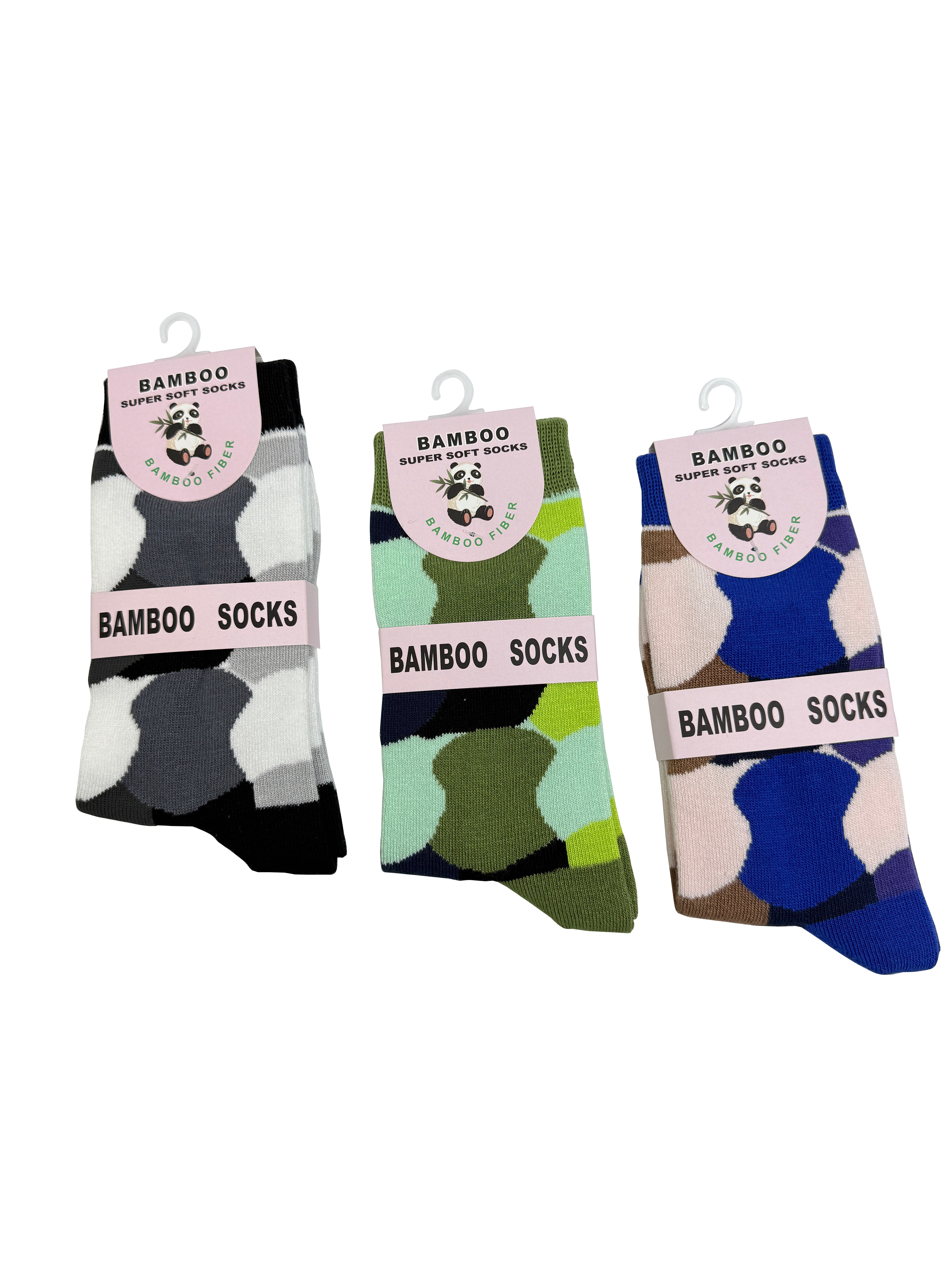 SK-50 Abstract Print Bamboo Socks