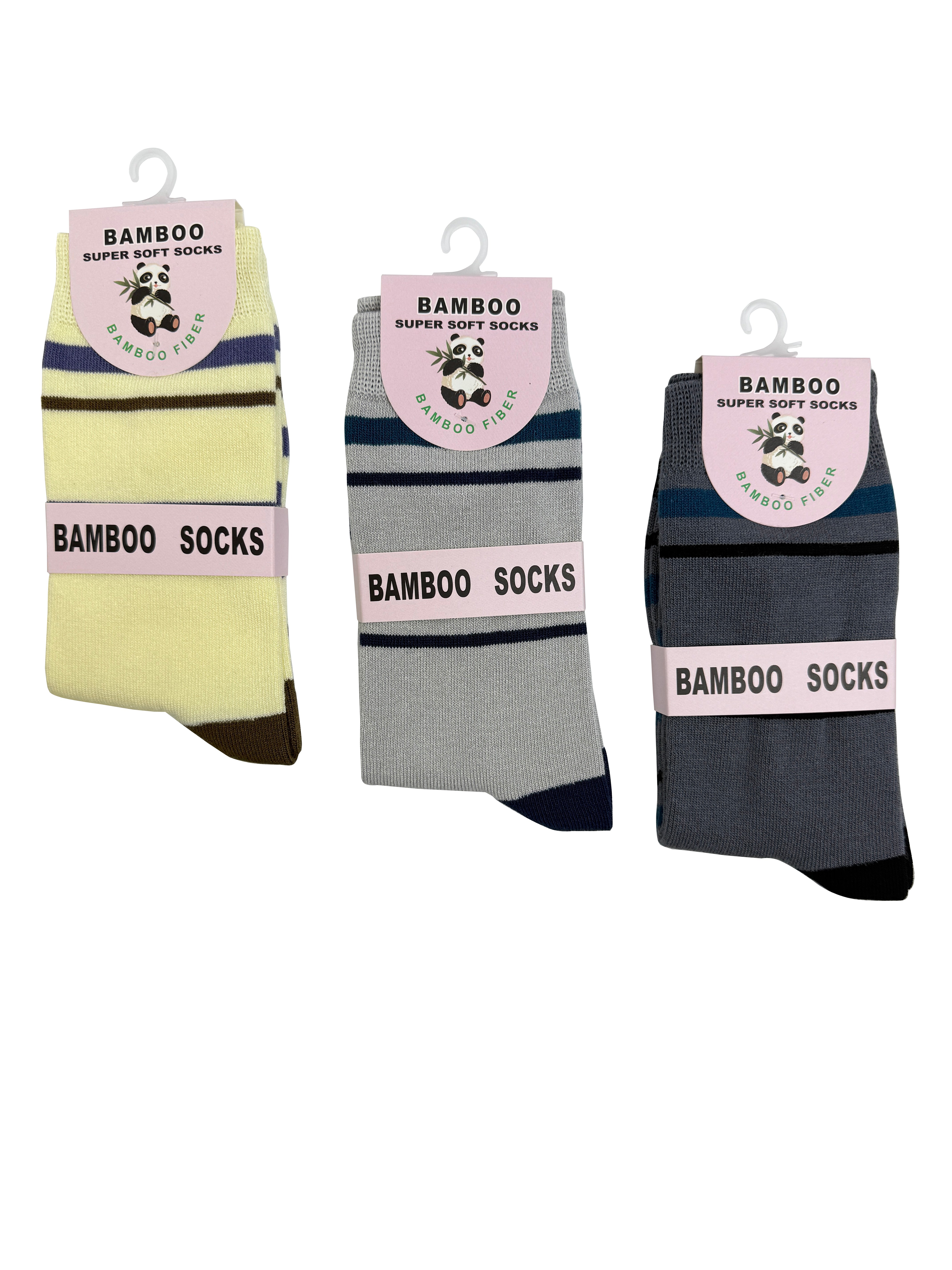 SK-51 Stripes Print Bamboo Socks