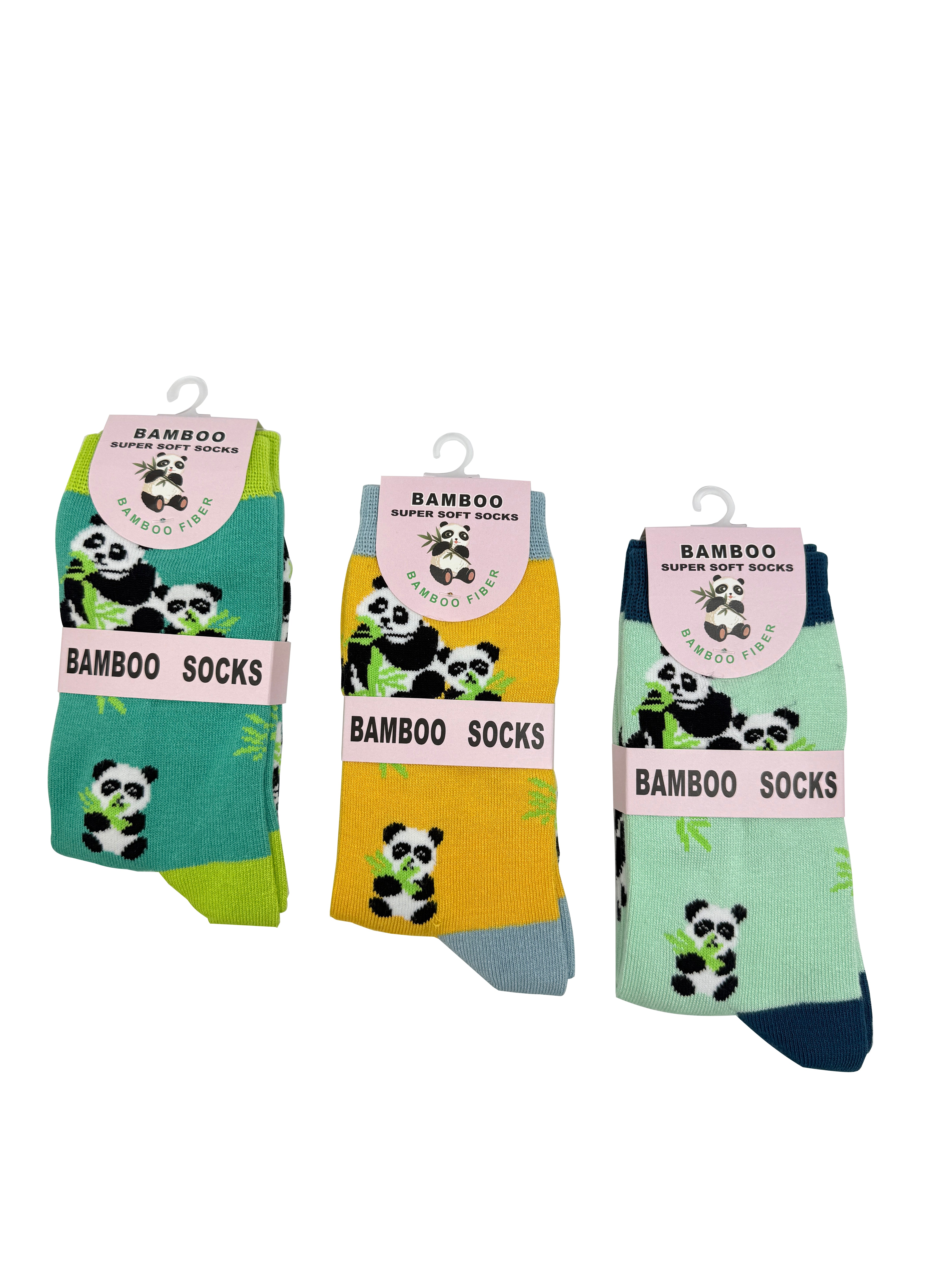 SK-53 Panda Print Bamboo Socks