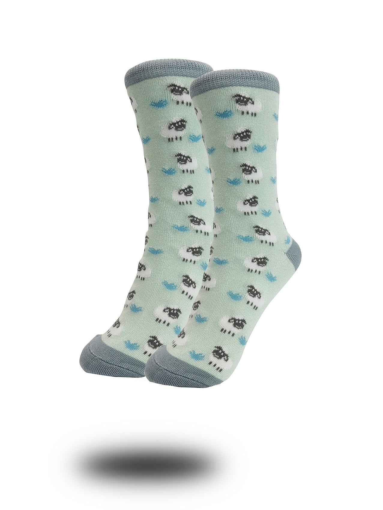 SK-5 Cute Sheeps Print Bamboo Socks