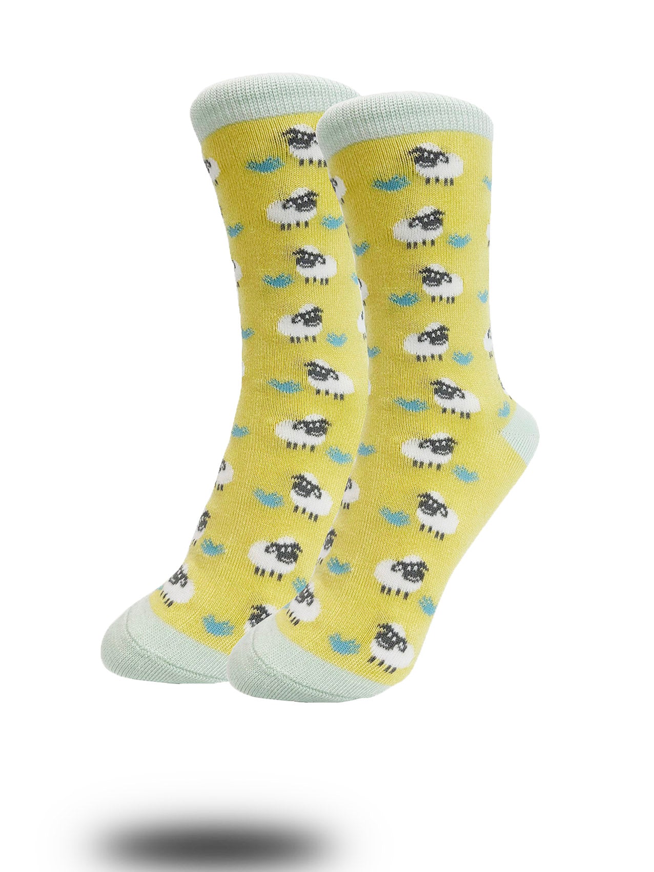 SK-5 Cute Sheeps Print Bamboo Socks