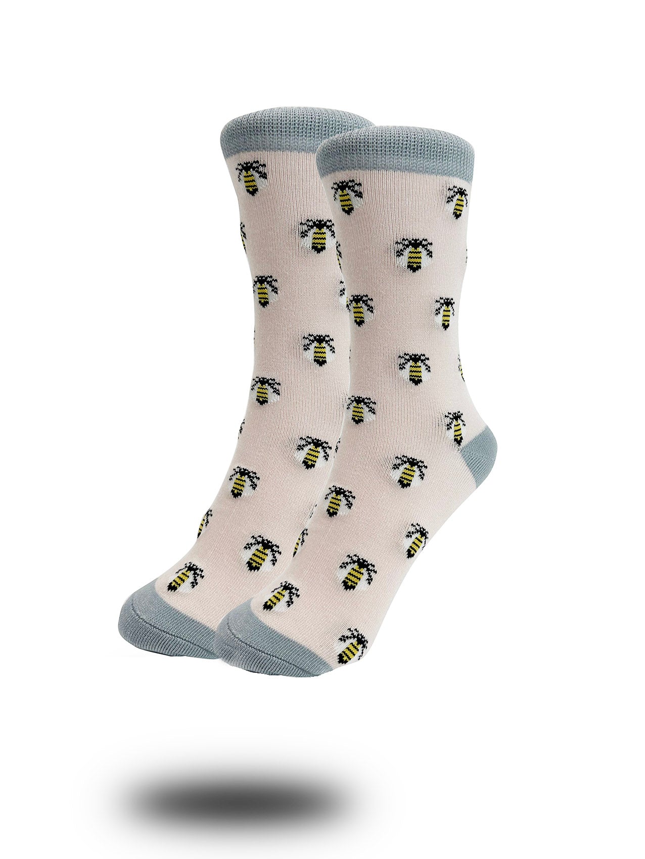 SK-6 Cute Bumble Bee Print Bamboo Socks