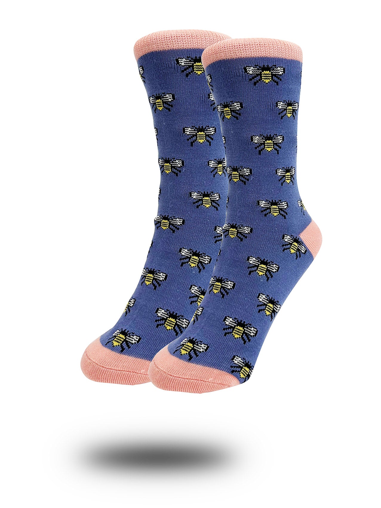 SK-7 Bumble Bee Queen Print Bamboo Socks