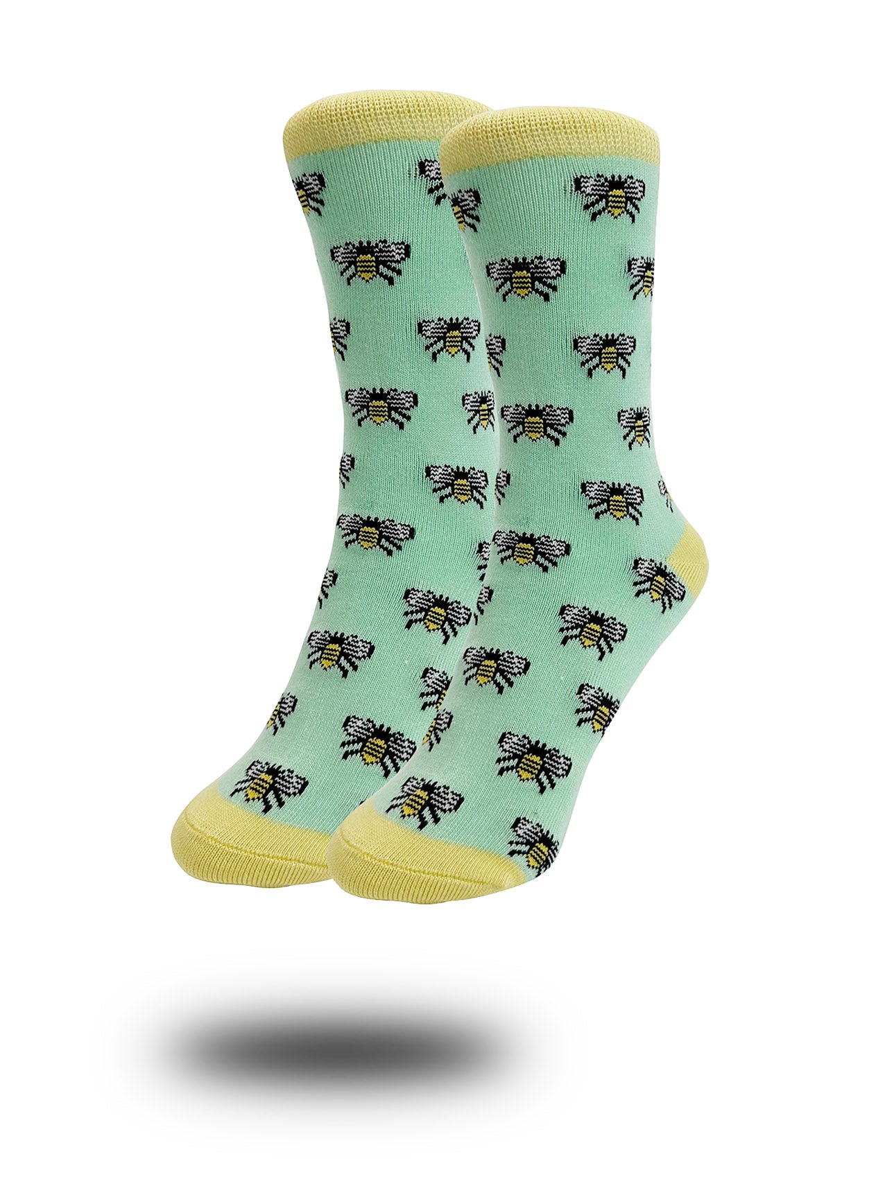 SK-7 Bumble Bee Queen Print Bamboo Socks