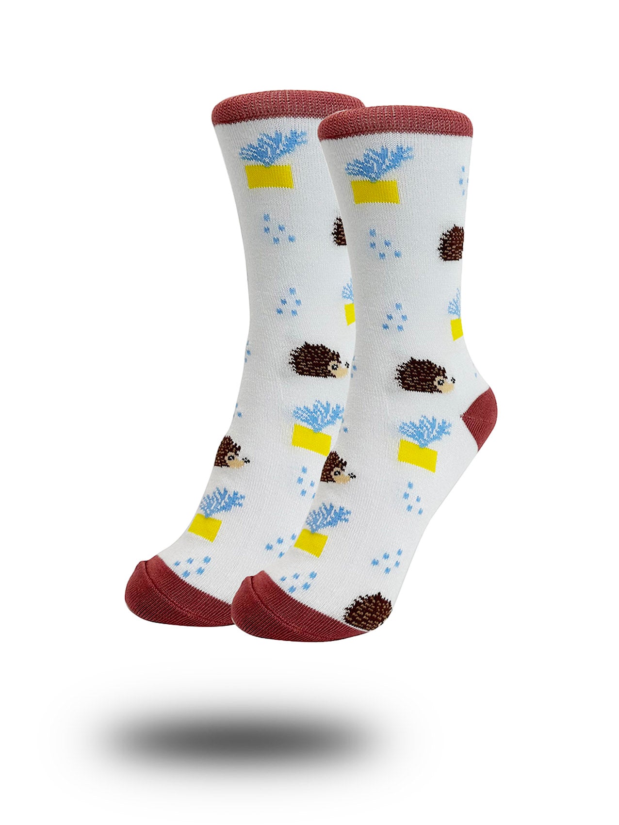 SK-8 Cute Hedgehog Print Bamboo Socks