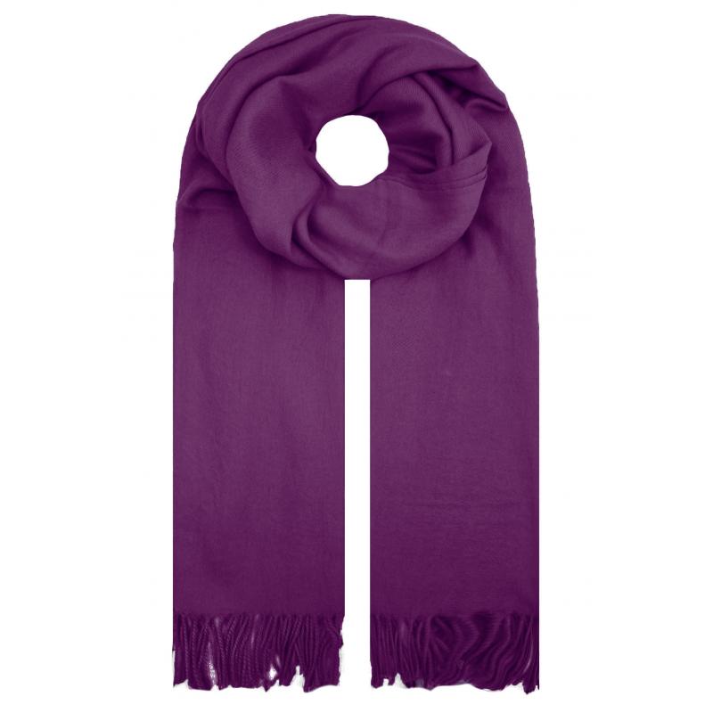 SF1990-127 Plain Colour Scarf with Tassels