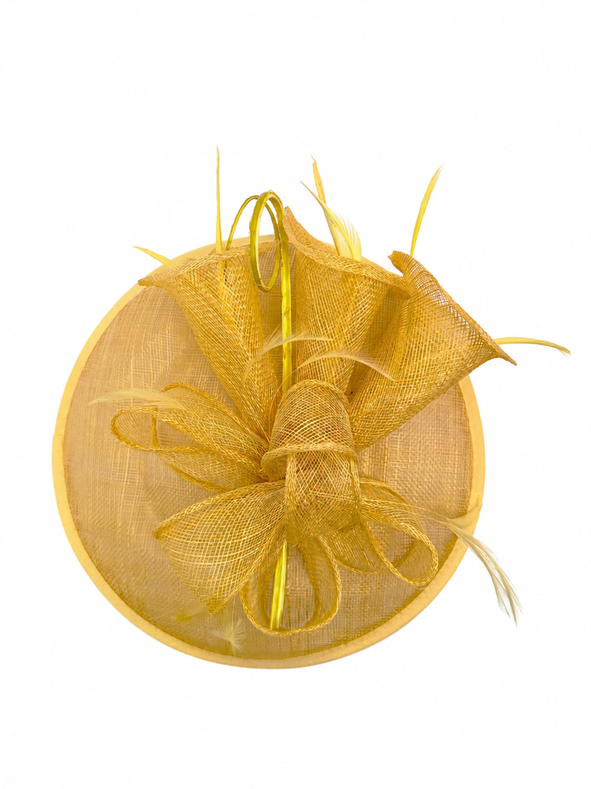 WF1723-3 Sinamay Petunia Flower Fascinator with A Saucer Base
