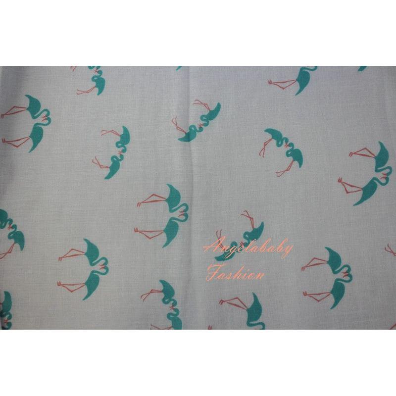 HR1555-22 Varicoloured Flamingo Print Scarf