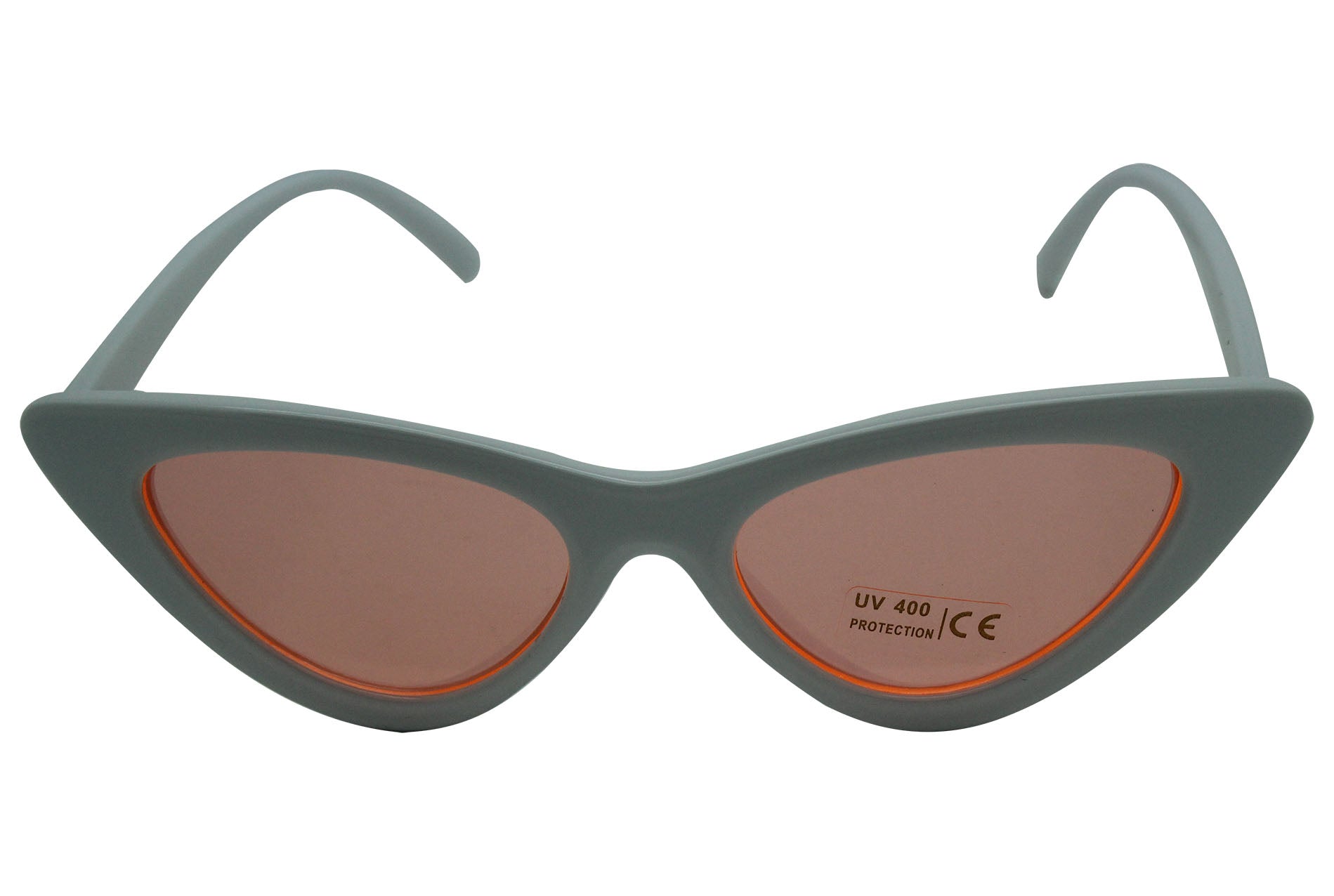 SG2045-203 Ladies Slim Cat-Eye Rimmed Sunglasses