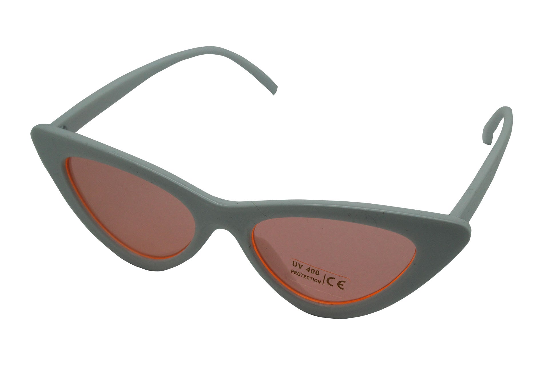 SG2045-203 Ladies Slim Cat-Eye Rimmed Sunglasses