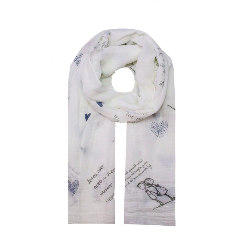 AB1753-76 Mixed Polyester Printed Scarf