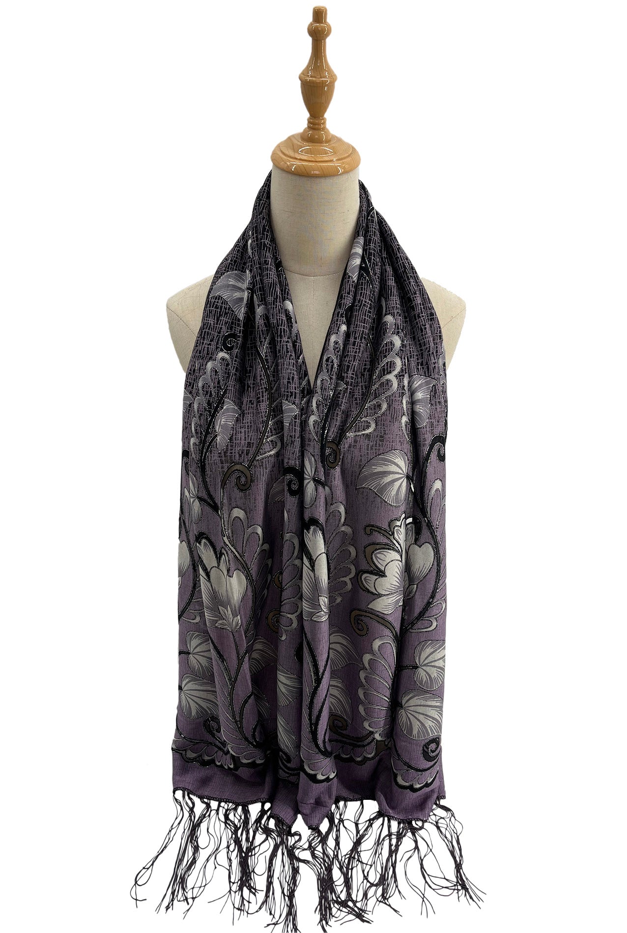 YH-7 Multicolour Floral Design Scarf