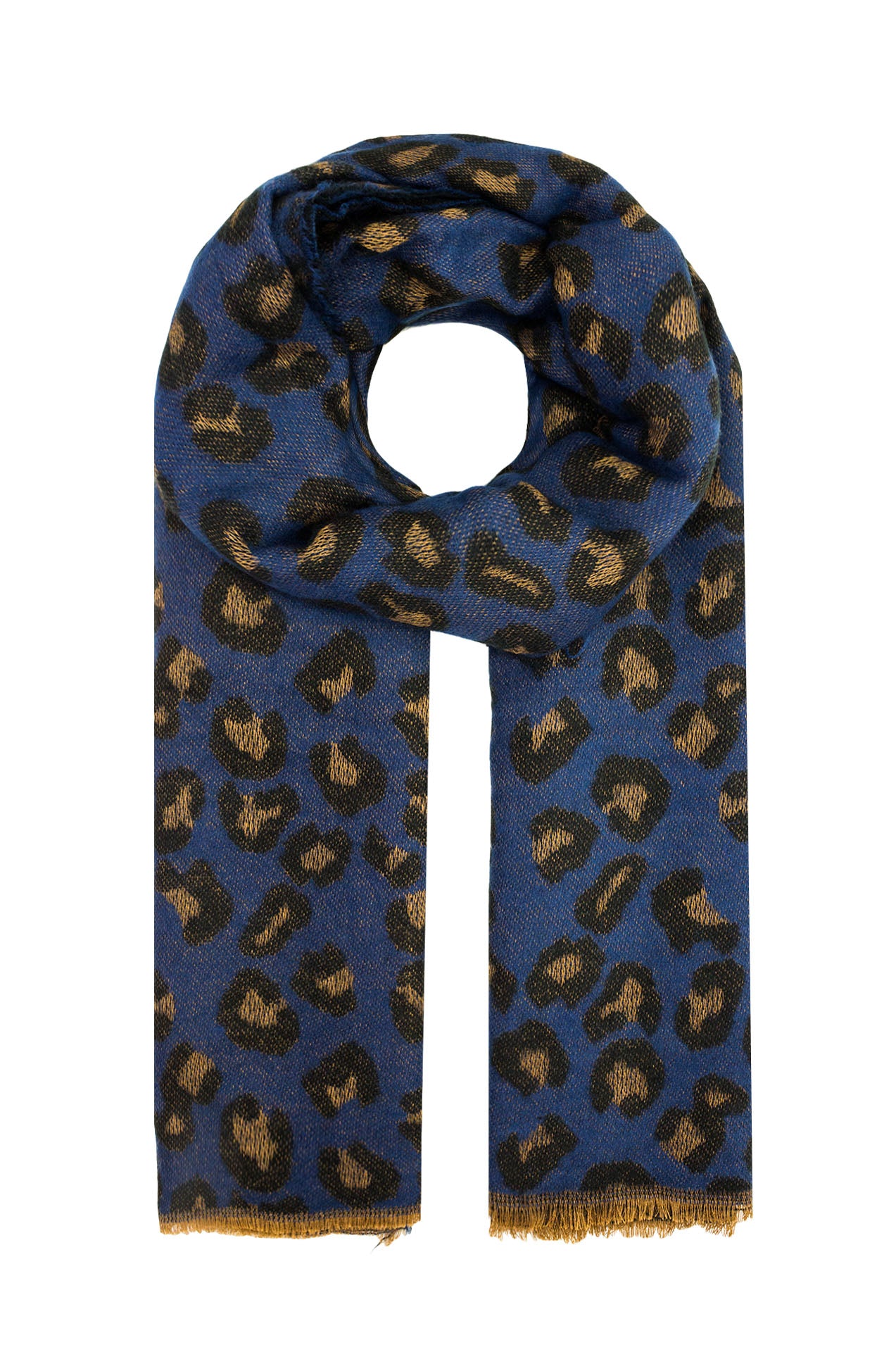 YLM1515-111 Colourful Leopard Print Scarf