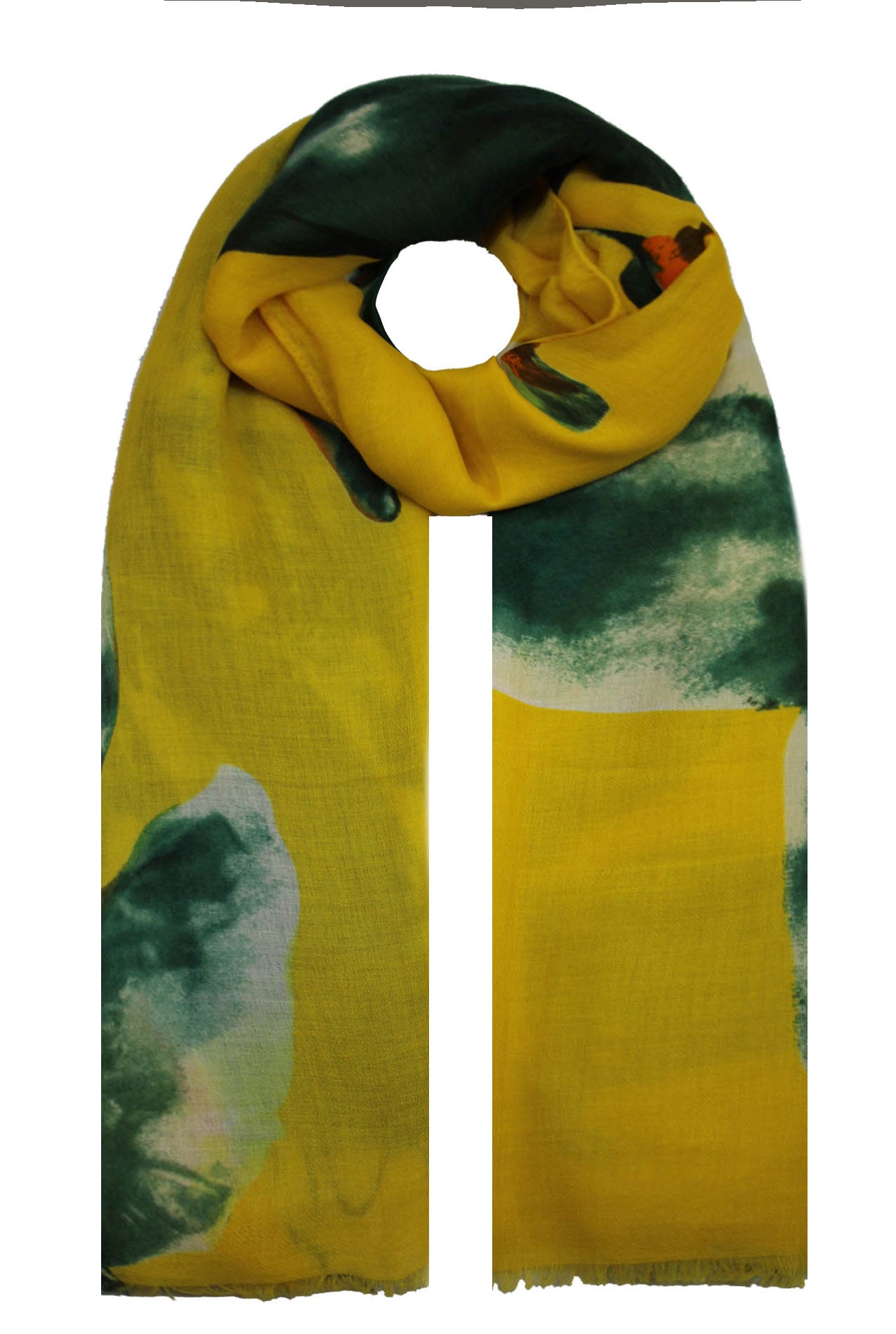 SF1990-89 Viscose Scarf with Floral Print