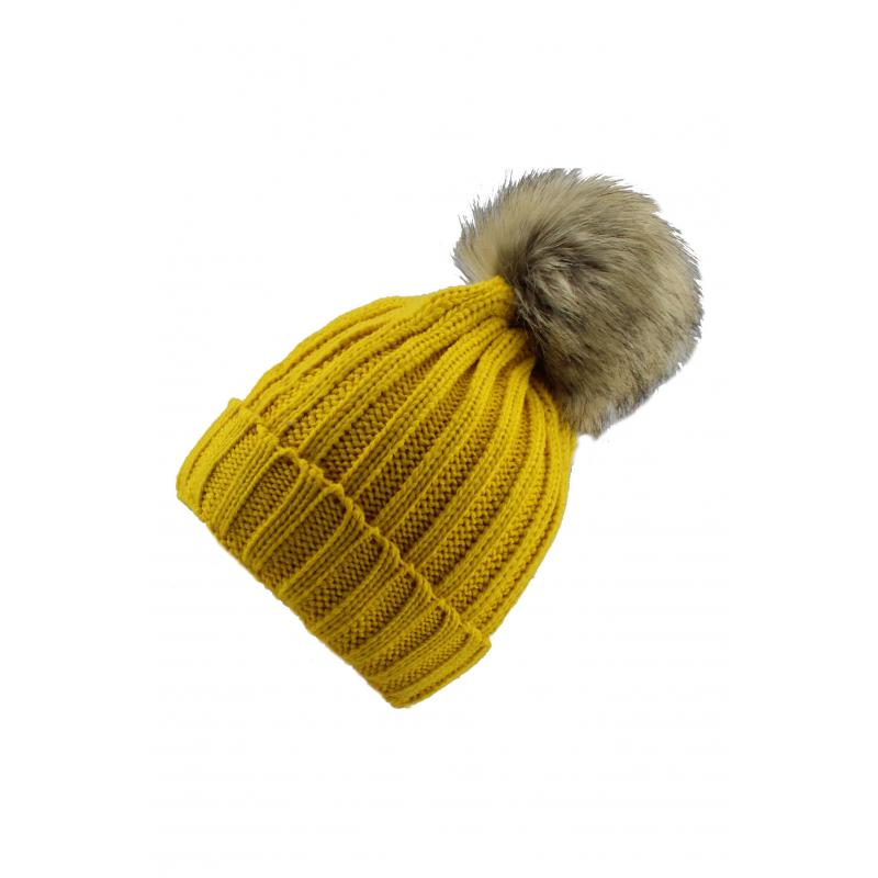 AB-15 Faux Fur Children's Pompom Hat