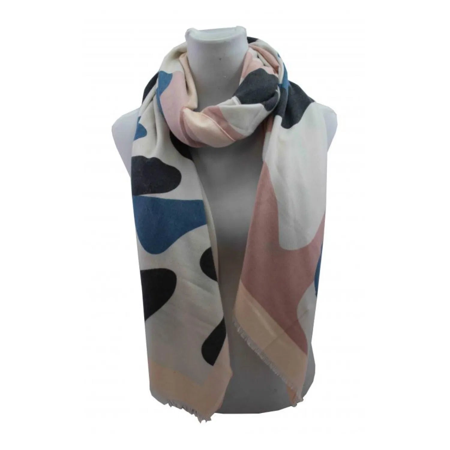 AB17150-104 High Quality Wool Blend Pattern Scarf