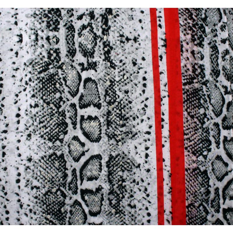 SF1995-012 Snake Print Viscose Scarf