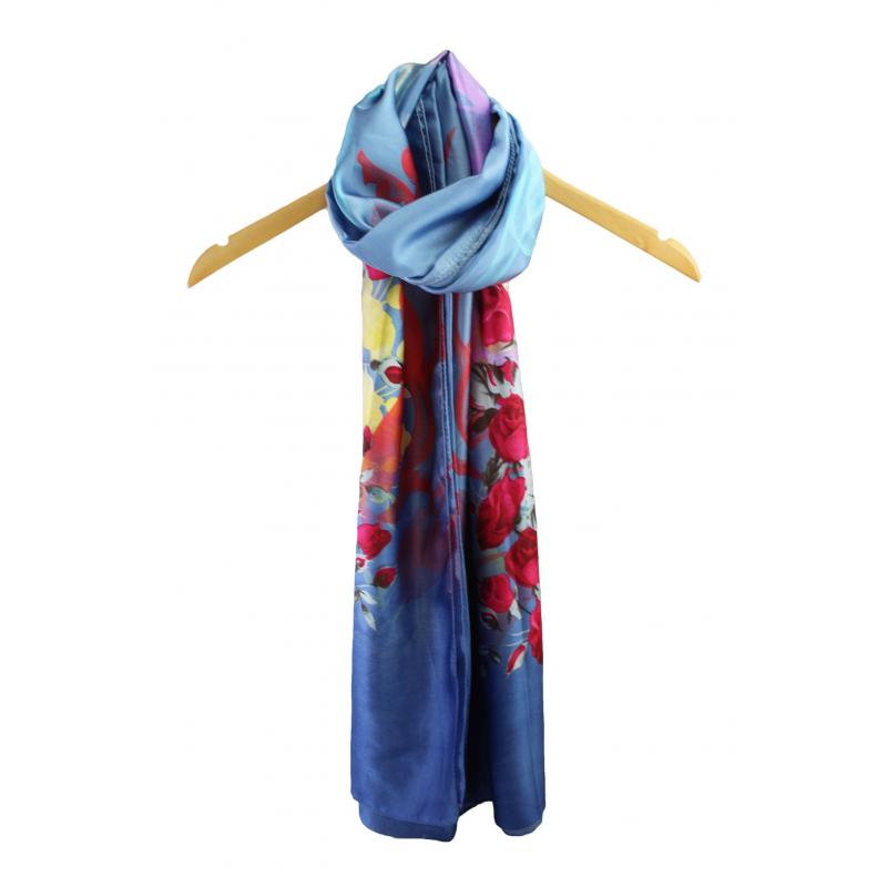 SF1912-053 Summer Rose Pattern Scarf