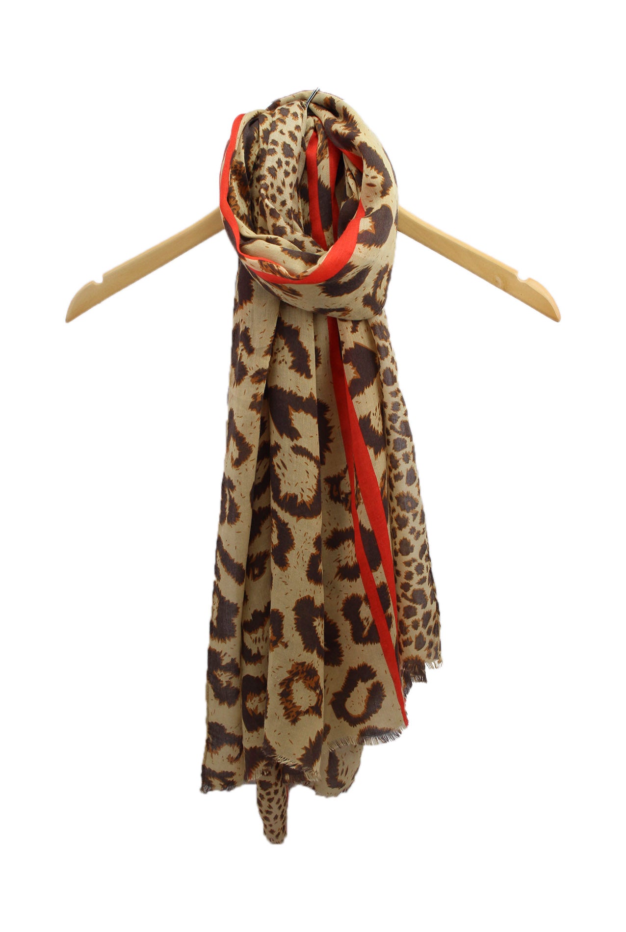 SF1990-016 Multicolour Large Leopard Print Scarf