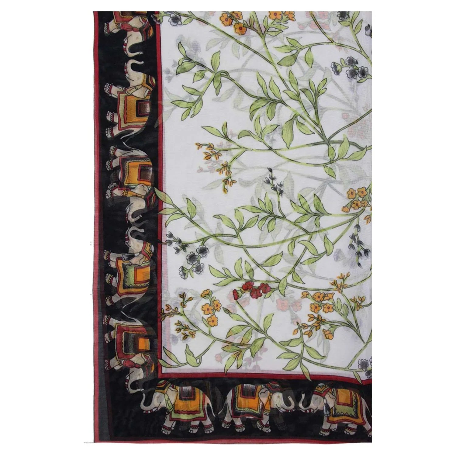 AB1733-17 Botanical Print Scarf