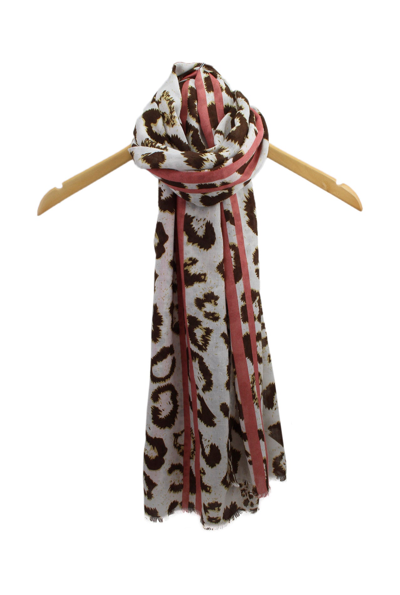 SF1990-016 Multicolour Large Leopard Print Scarf