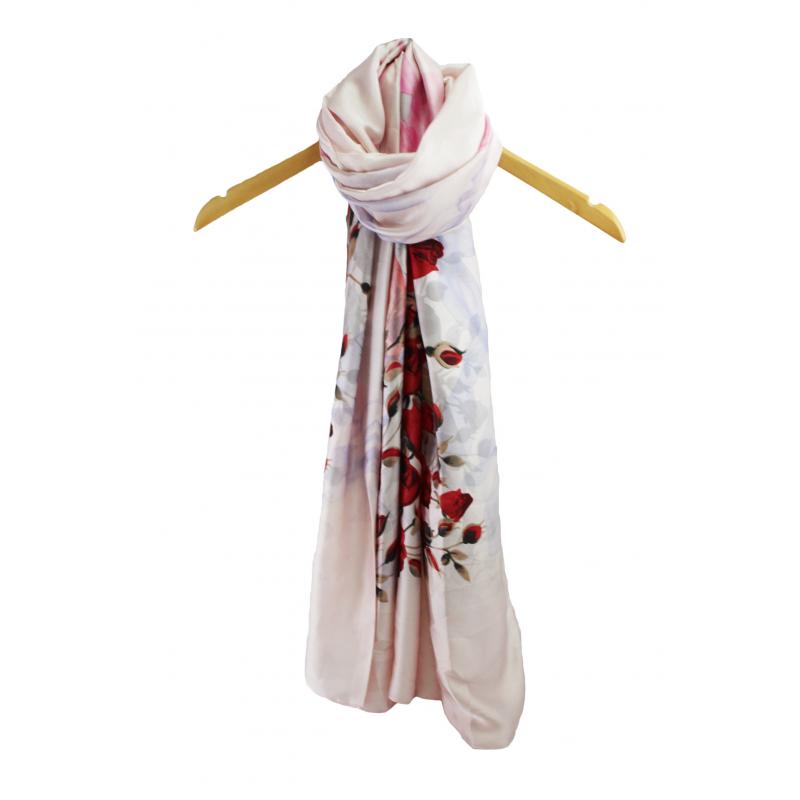 SF1912-053 Summer Rose Pattern Scarf