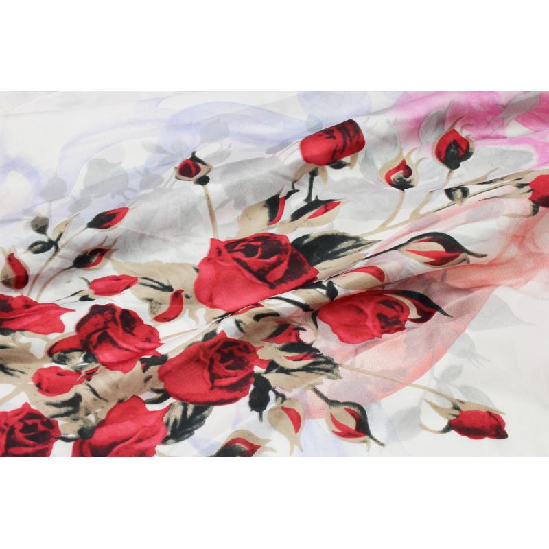 SF1912-053 Summer Rose Pattern Scarf