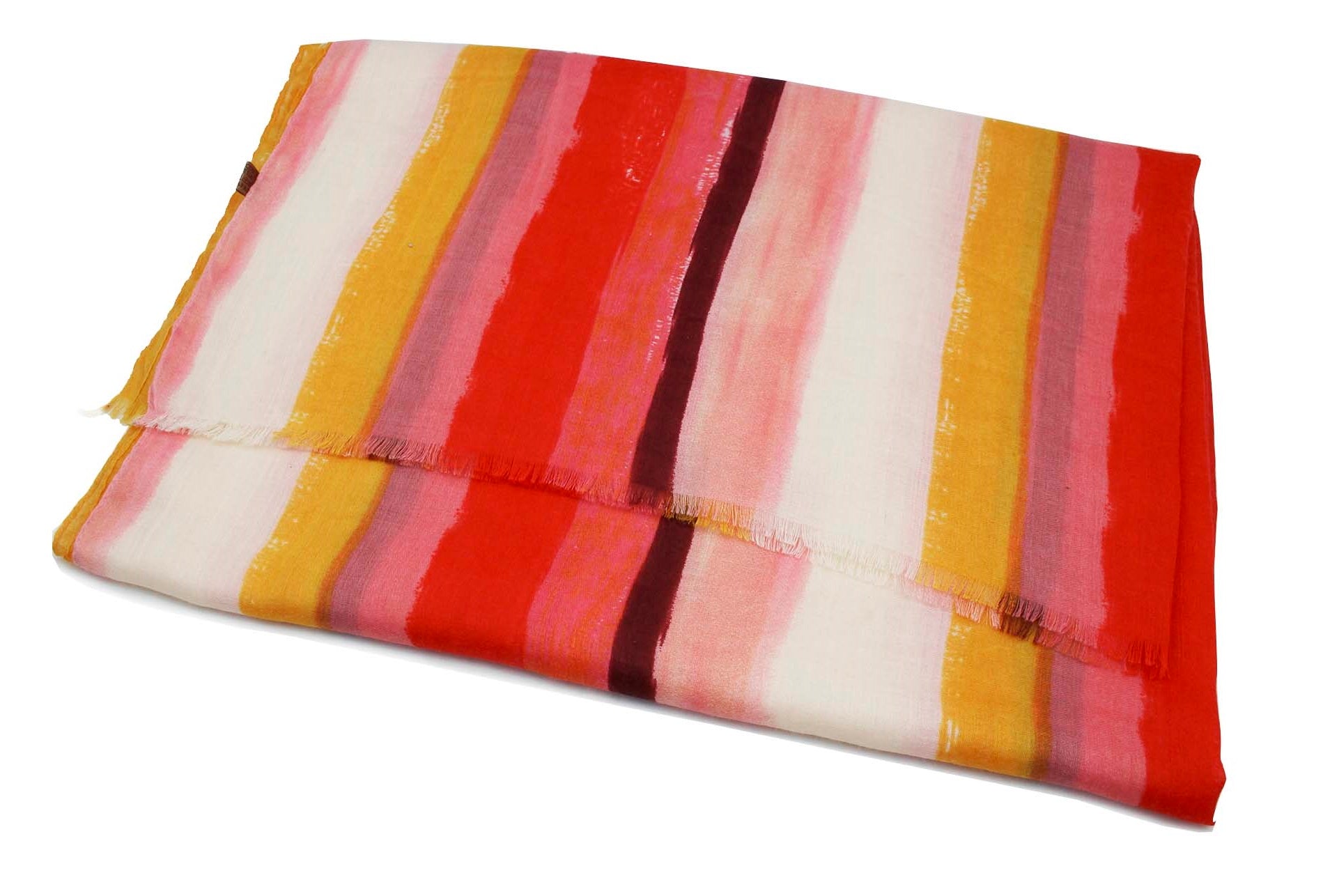 SF1995-043 Soft Printed Scarf with Stripe Pattern