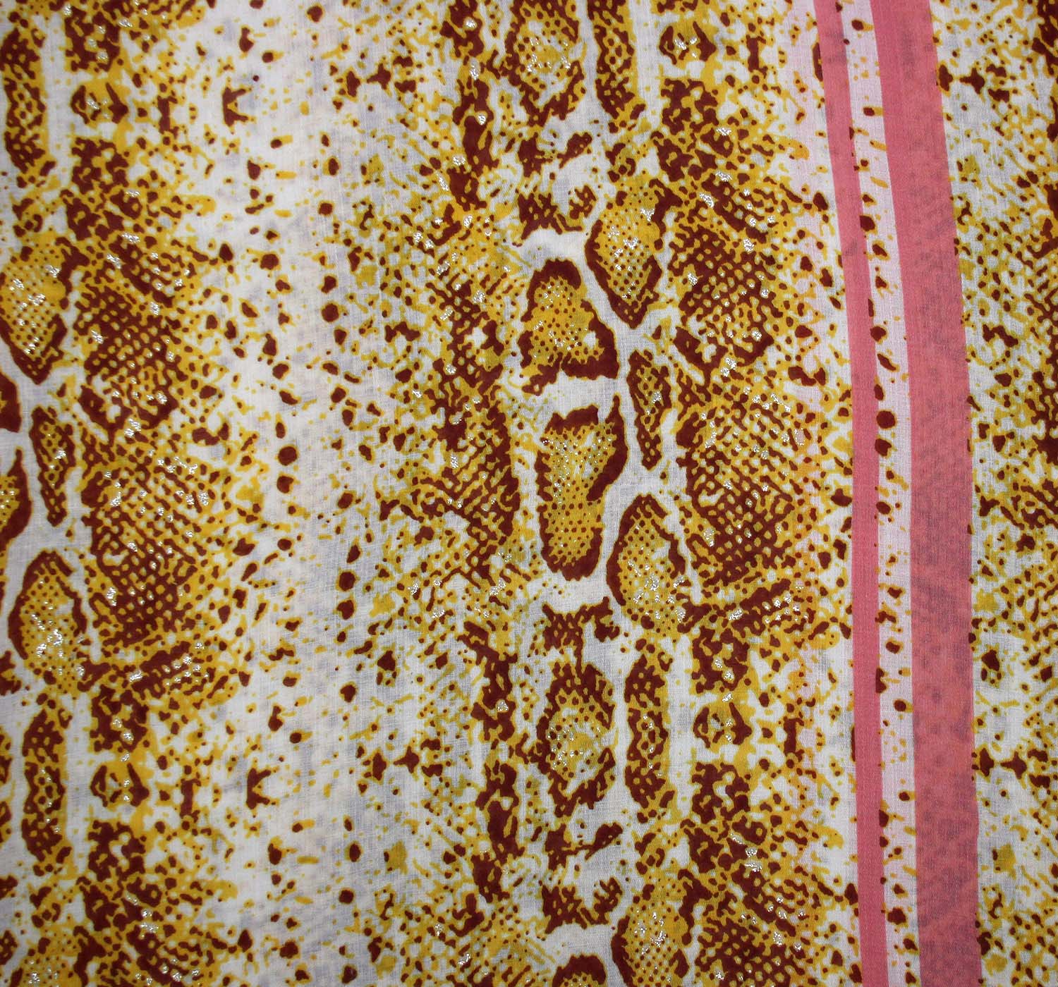 SF1995-012 Snake Print Viscose Scarf