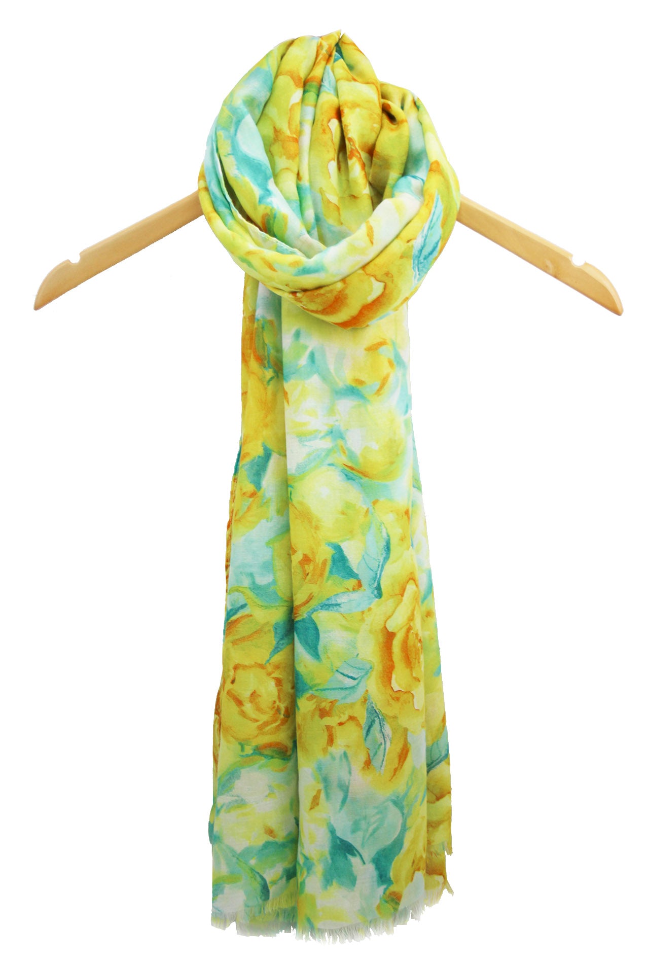 SF1995-045 Soft Printed Scarf with Roses